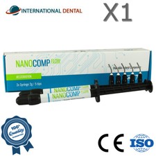 Nano Comp Flow Dental Restoration Composite Light Cure Flowable Hybrid Filler