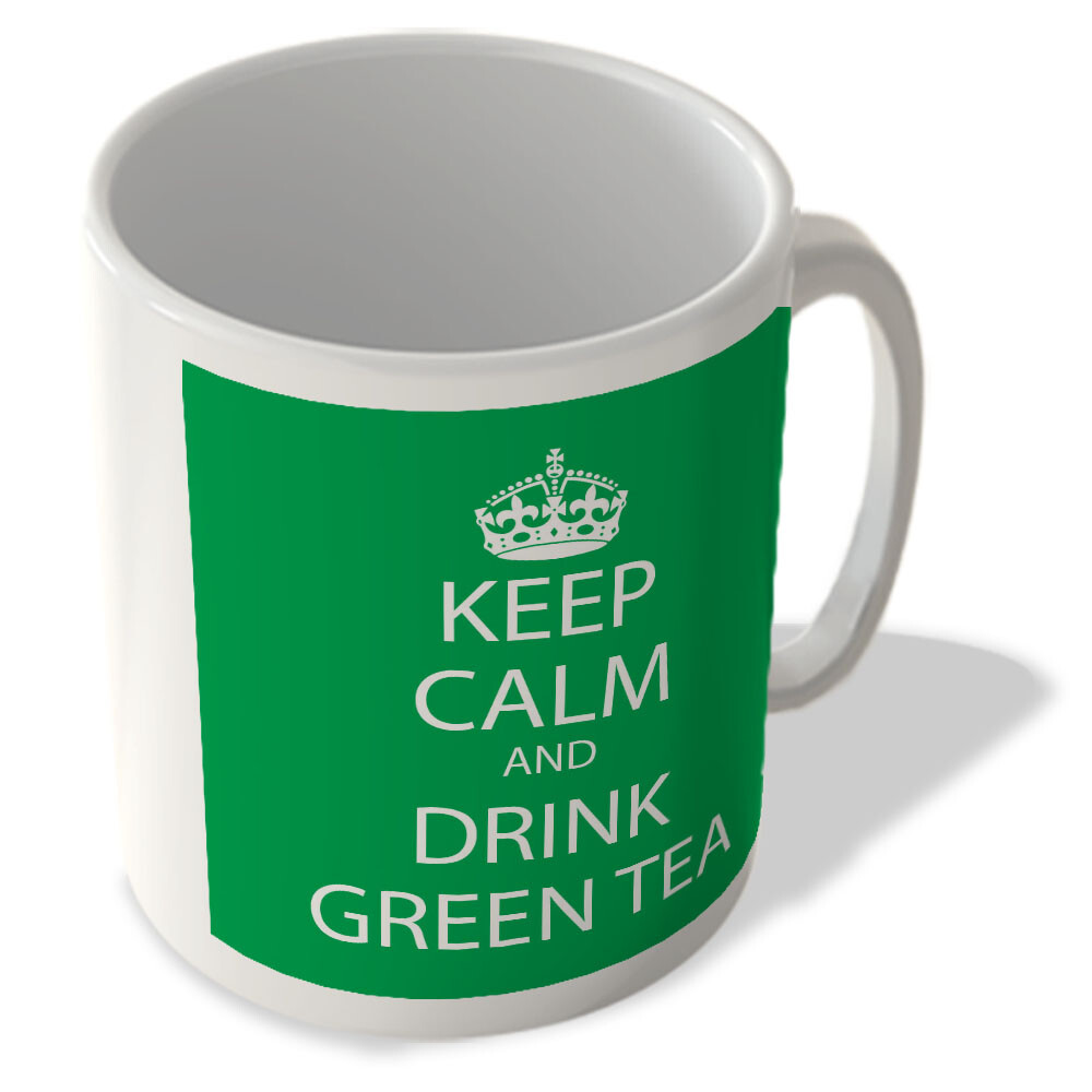 Keep Calm and Drink Green Tea (Green) - Mug