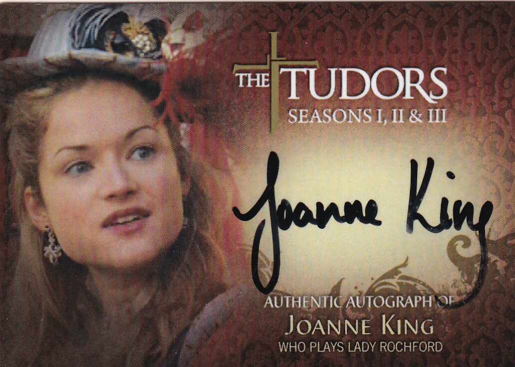 THE TUDORS I, II III Autograph TA-JK Joanne King as Lady Rochford