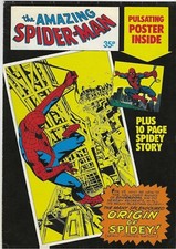 AMAZING SPIDERMAN 1977 ORIGIN POSTER F MARVEL UK TELLS ORIGIN STORY 33