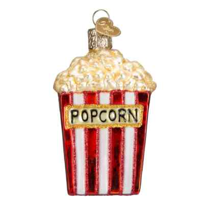 Old World Christmas POPCORN (32074) Glass Ornament w/OWC Box