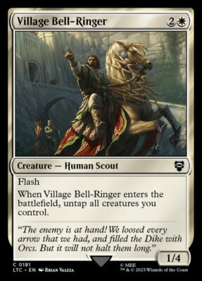 x4 Village Bell-Ringer C MTG Commander: The Lord of the Rings: Tales of Middle-E