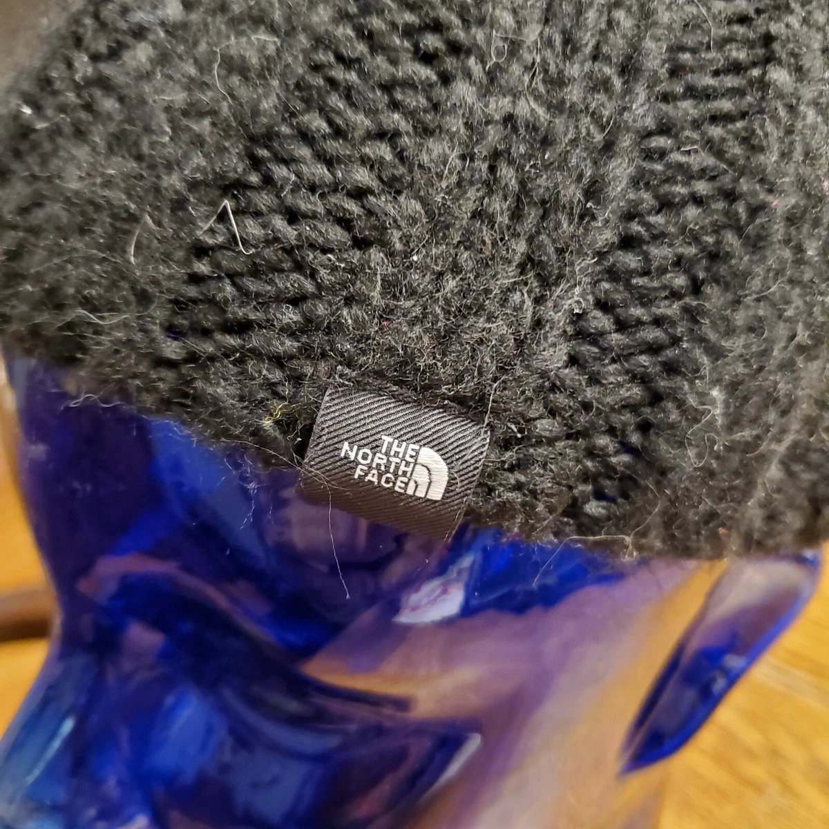 The North Face Oh-Mega Fur Pom Beanie