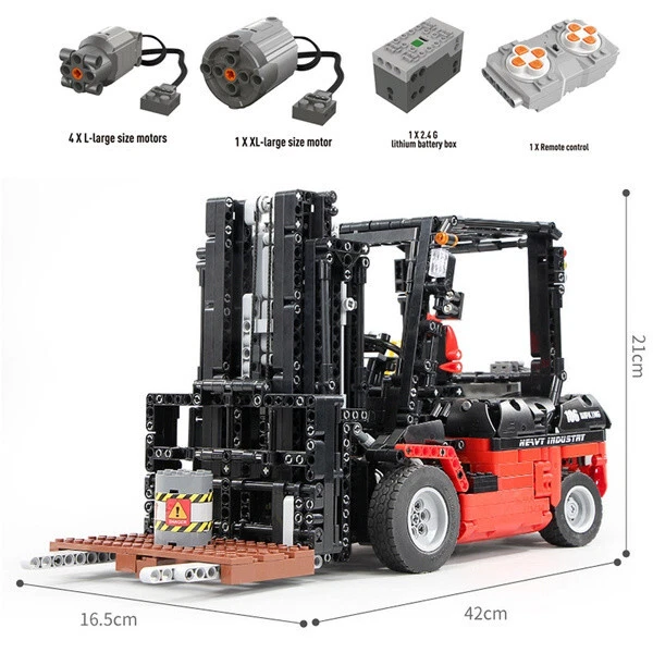 Mould King 13106 - ferngesteuerter Technik Bausteine Gabelstapler - Bild 4 von 4