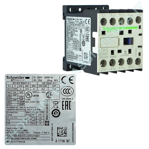 TELERUTTORE 4 VIE PER FORNO BRIOCHES ALFA SMEG LC1K12 CONTATTORE K 4P  816850374 | eBay