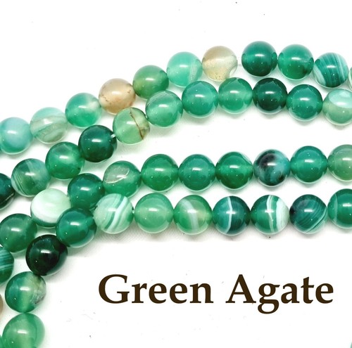 Semi Precious Gemstone Beads Jewellery Making - 4mm Round - 95 per strand - Picture 61 of 147