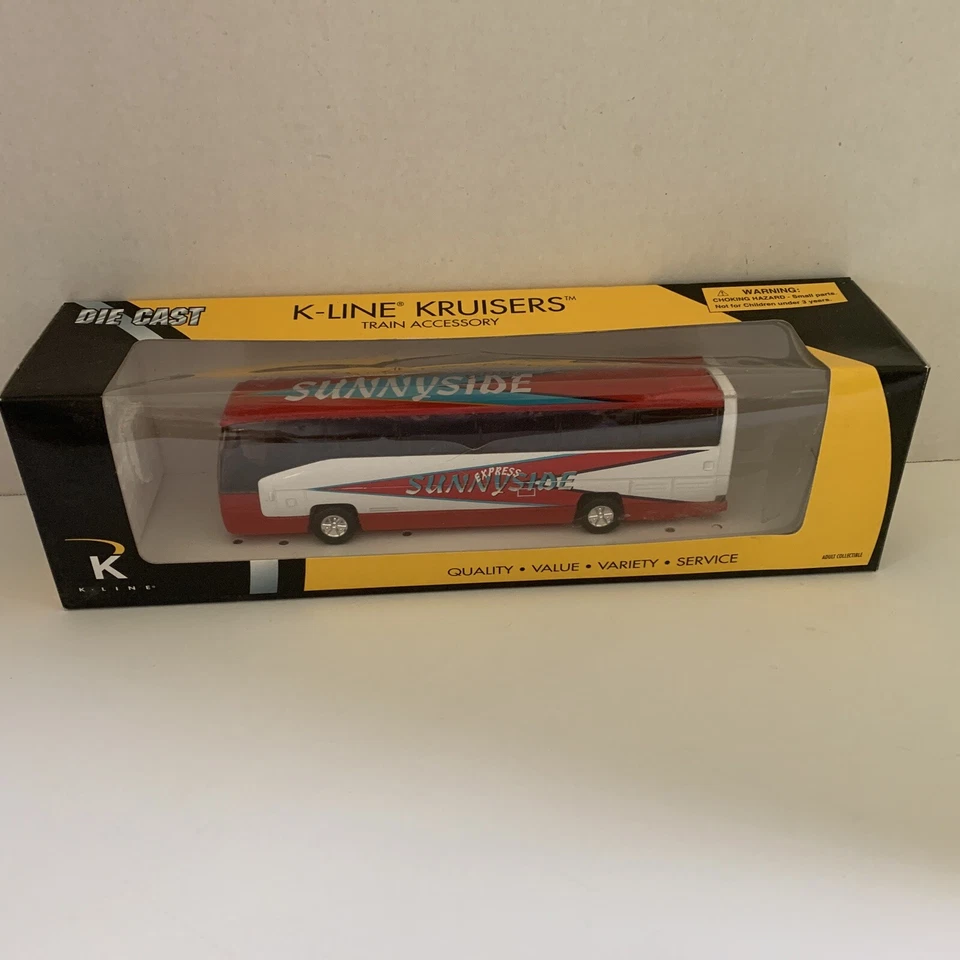 K-LINE KRUISERS DIE CAST CAR MODEL K94446 Sunnyside Express Tour Bus 1:43 - Image 2 of 4