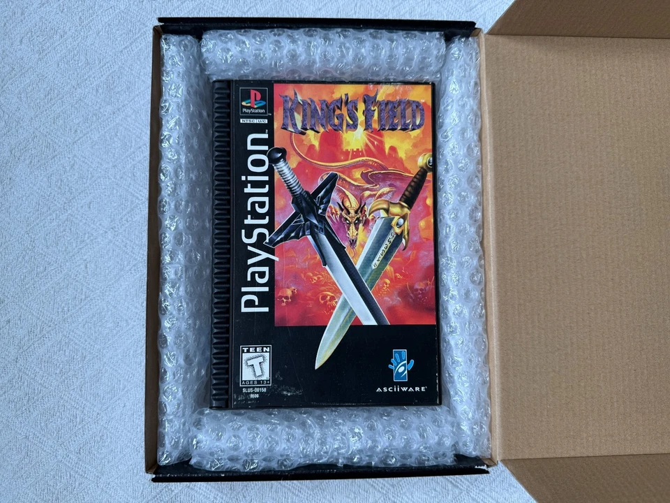 Kings Field PS1 Long Box - NTSC-U/C USA VGC CIB - High Quality Packing - Tracked - Image 2 of 4