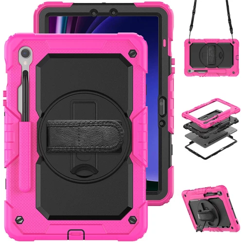 For Samsung Galaxy Tab S10 S9 Ultra Plus FE Shockproof Heavy Duty Case Cover - Picture 8 of 153