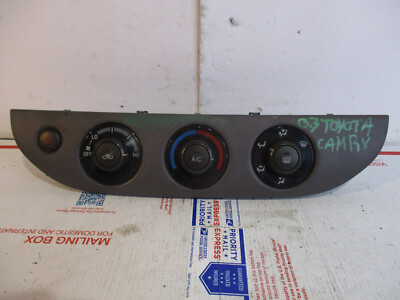   2003 TOYOTA CAMRY A/C HEATER CLIMATE CONTROL TEMPERATURE FAN REAR DEFROSTER