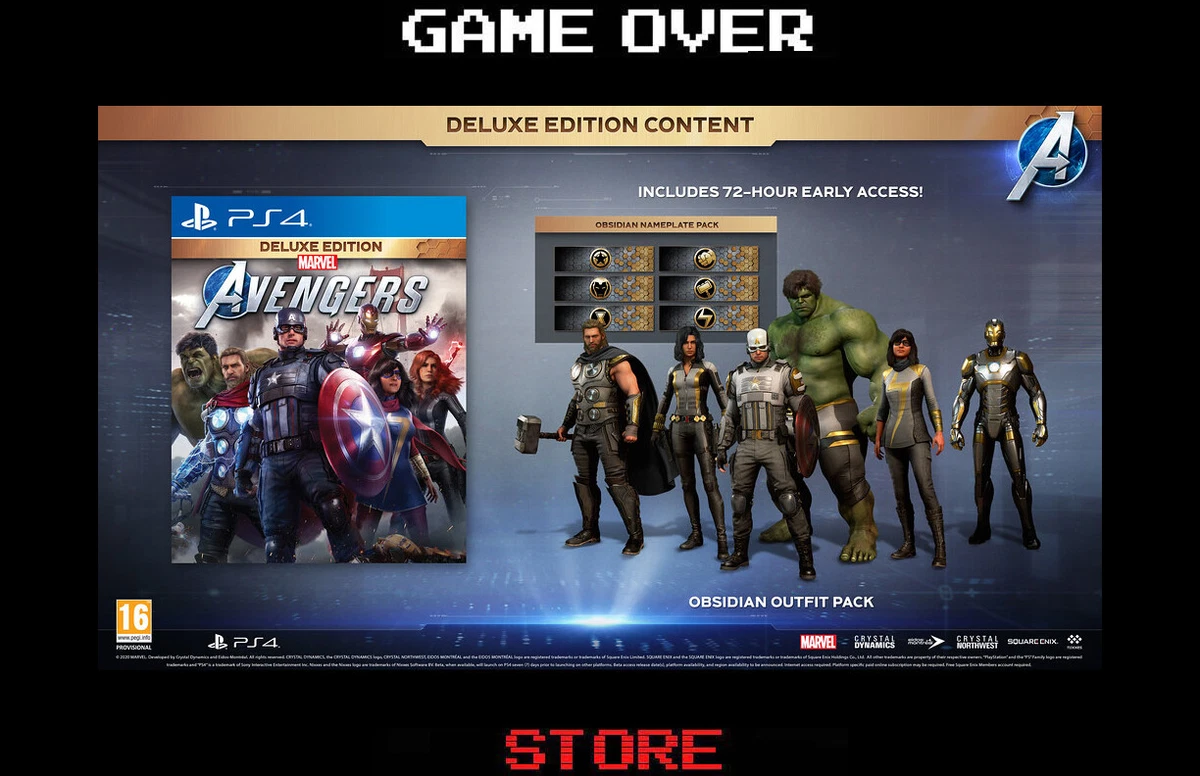 Marvel avengers game ps4 sale