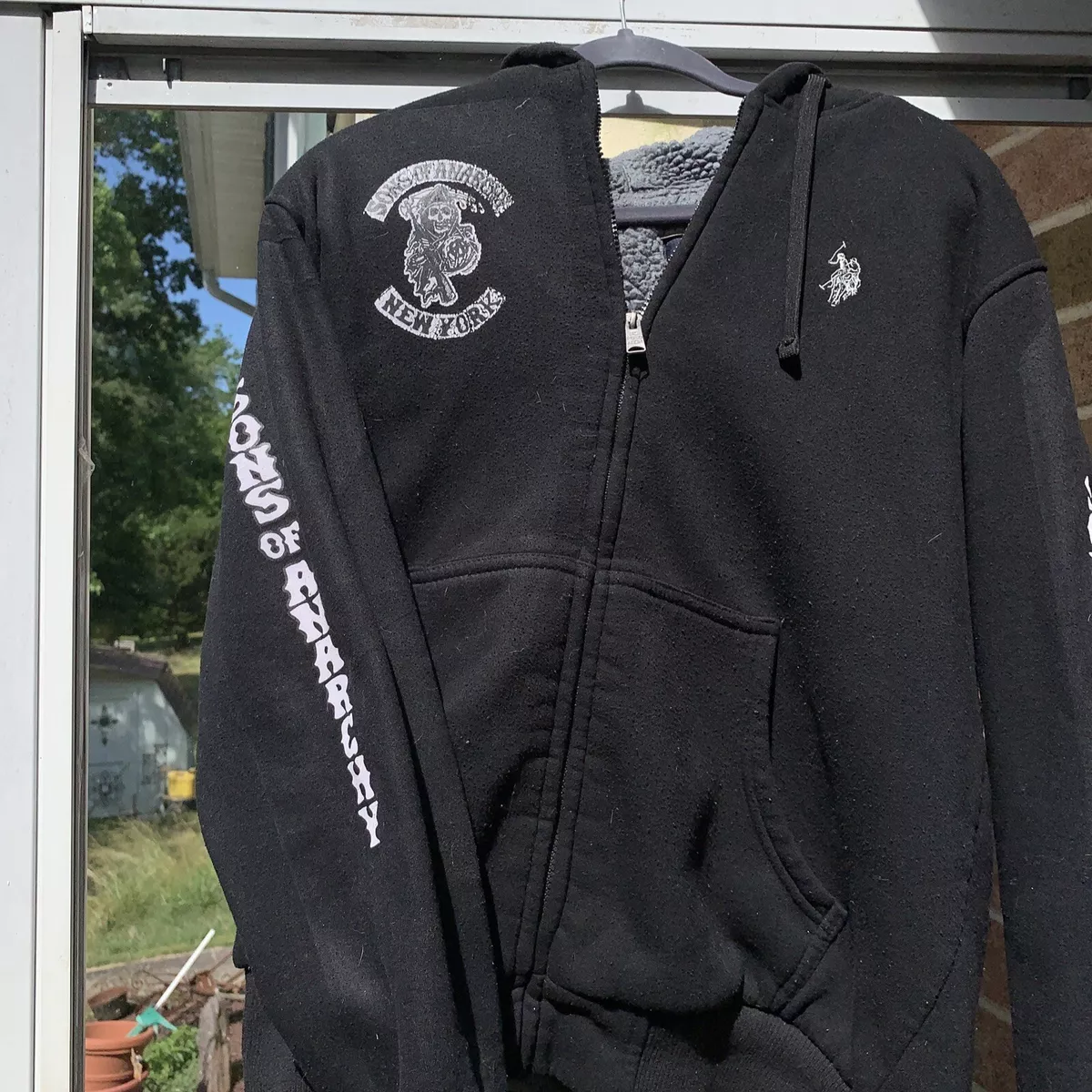 Sons of anarchy hot sale zip up hoodie