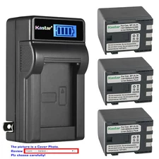 Kastar Battery LCD Wall Charger for Canon BP-2L24 2L13 & Canon MD150 MD130 MD140