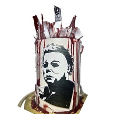 Michael Myers edible images for layer Cake Or  Sheet Cake