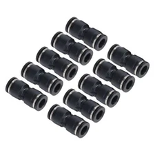 Push To Connect Air Fittings Tube For 1/2" Od Straight Air Line Union Push-10Pcs