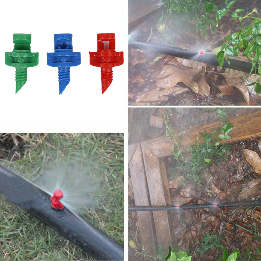 Xhziy Mikro-Sprühdüsen Set – 150 Stück, 90°/180°/360°, Für Tropfbewässerung & Garten