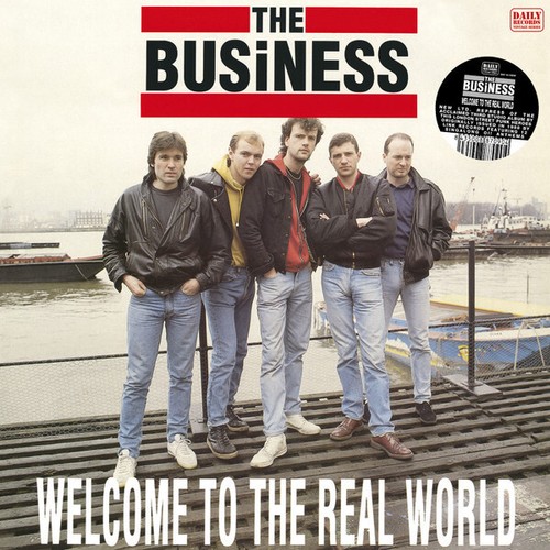 THE BUSINESS WELCOME TO THE REAL WORLD VINYL RECORD LP punk rock, oi ...