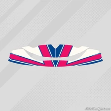 KOSMIC 2019 STYLE M6 NOSECONE STICKER - KARTING - OTK - JakeDesigns