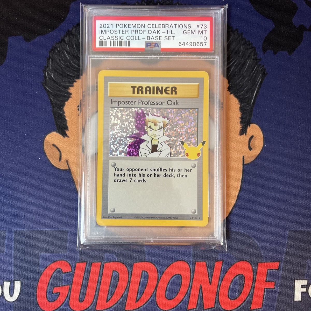 💎PSA 10 GEM MINT 2021 Pokemon Celebrations IMPOSTER PROFESSOR OAK