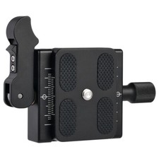 CL-50LS QR Clamp Mount Adapter w/ PU50 Plate for Arca Swiss Tripod Sony Canon