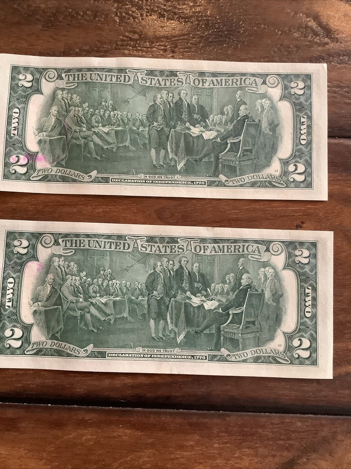 Bicentennial two dollar bill first day issue uncirculated ebay