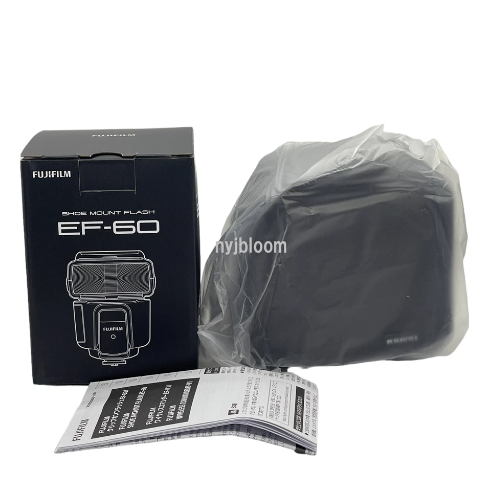 New FUJIFILM EF-60 Shoe Mount Flash GuideNo. 196.85'/60m at ISO100 Clip-On Flash - Image 3 of 4