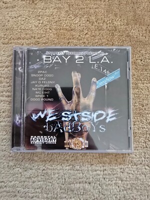 Bay 2 LA Westside Badboys CD West Coast Hip Hop Gangsta Rap Spice 1 G Funk