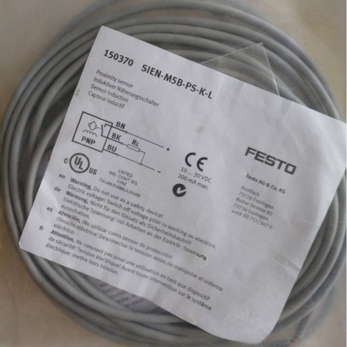1PZ Nuovo FESTO SIEN-M5B-PS-K-L 150370 Interruttore di prossimità Spedizione gratuita SIENM5BPSKL# - Foto 1 di 4