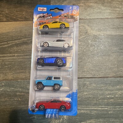 Maisto® Fresh Metal® Fresh Pack Toy Cars Diecast 5-Pack 1:64