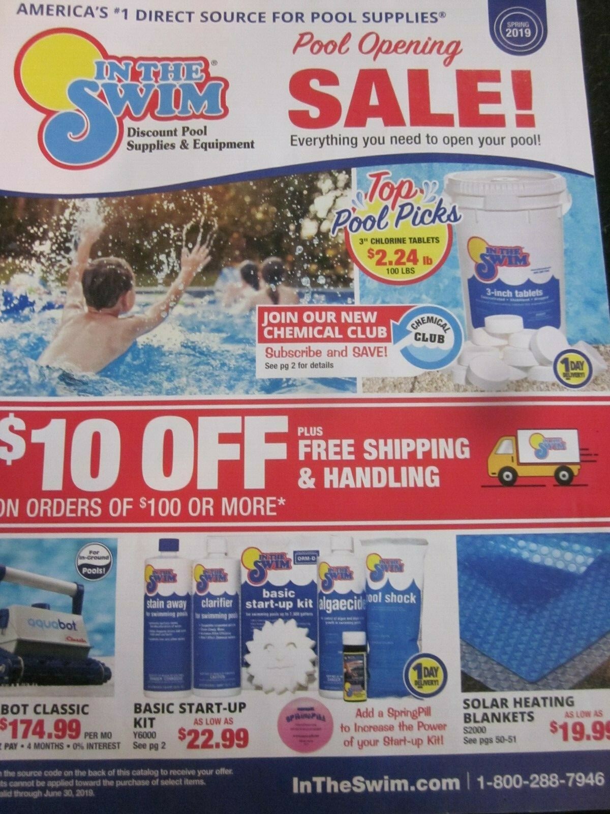 IIn The Swim Catalog Look Book Spring 2019 Discount Pool Supplies &amp;  Equipment | eBay