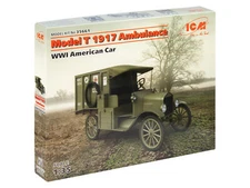 ICM 35661 - Model T 1917 Ambulance, WWI American Car - 1:35 Scale Model Kit