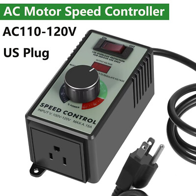 Variable Speed Controller for Router Fan Electric Motor Rheostat 120V Adjuster