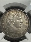1900-S Barber Quarter, Better Date, NGC AU Details, Free shipping