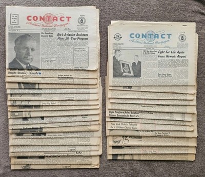 Contact Aviation's National Newspaper 30 Issues 1957 1958 Air Force