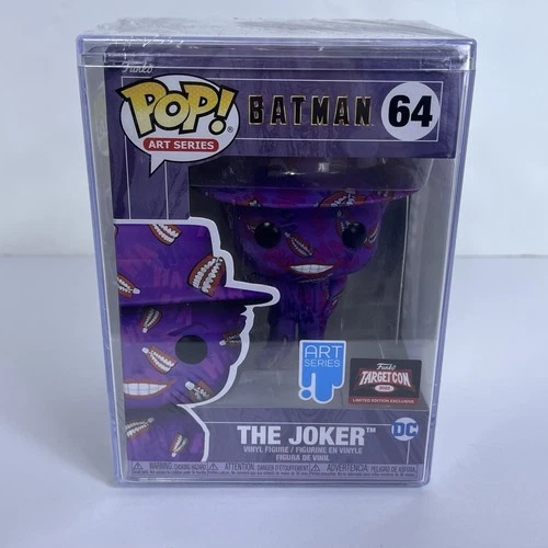 Sealed Funko Pop! Artist Series: DC Joker #64 Target Exclusive Protector Case