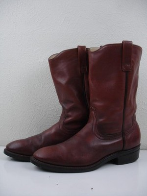Red Wing Men's 10.5 D M Pecos Brown Leather Western Cowboy Boots USA Made Work