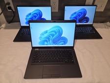 Lot of 3 Dell Latitude 7400 / Latitude 5400 Core i5-8th/16GB RAM 256GB SSD READ