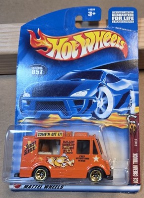 Hot Wheels Lot of 7 Carded Cars Ice Cream Trucks I Scream School Bus Stockar