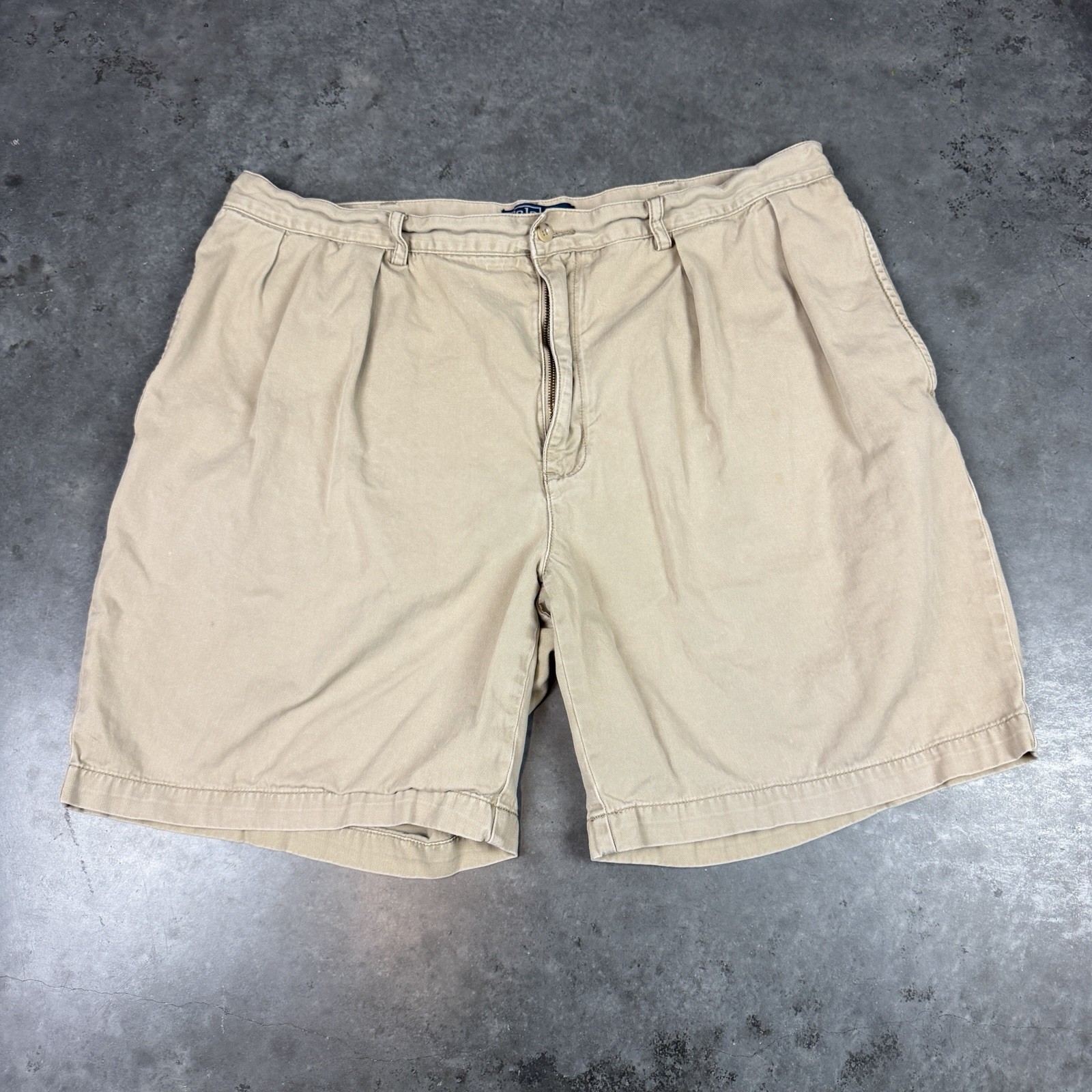 Polo Ralph Lauren Chino Shorts Mens 40 Khaki Preppy Outdoors Vintage