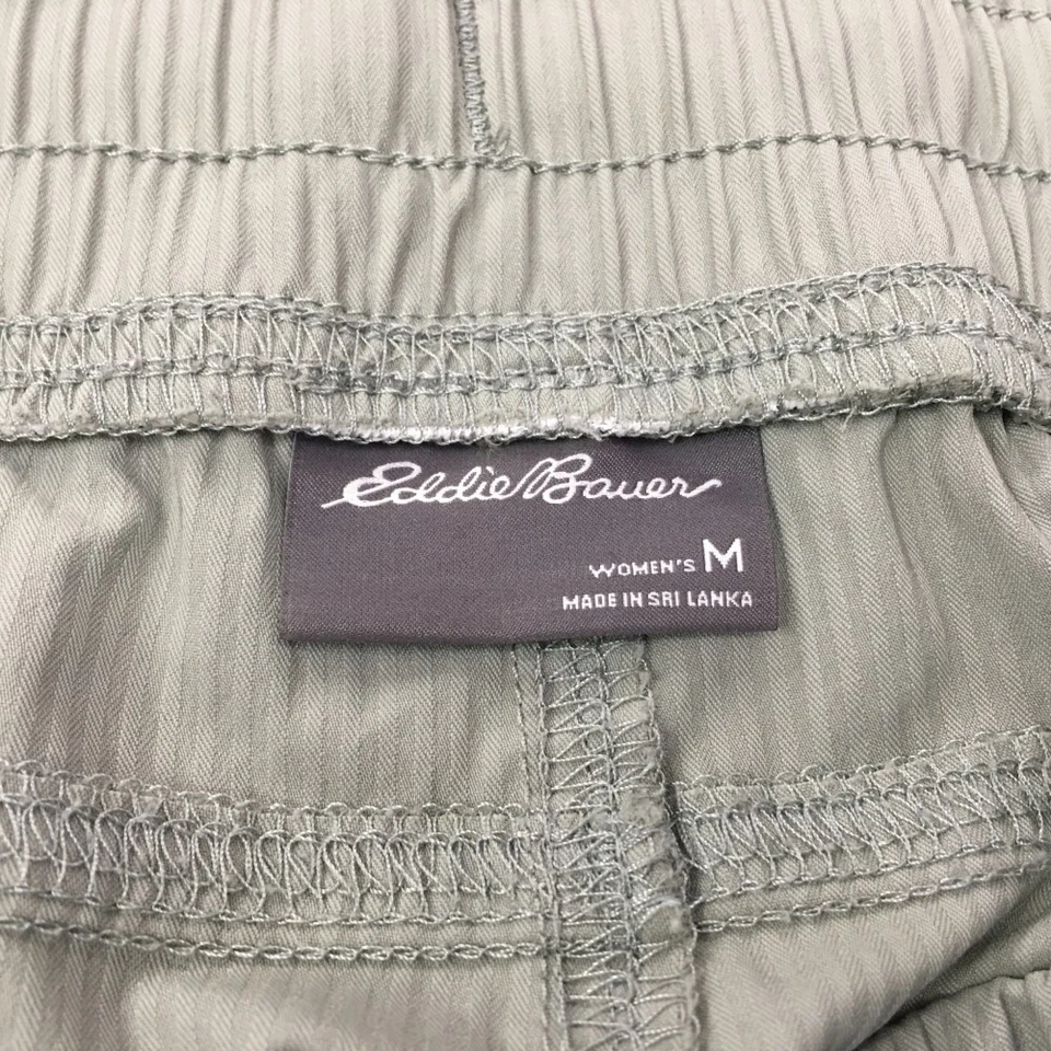Pantalones de chándal Eddie Bauer de nailon cargo para mujer gris medio verde Gorpcore Foto 2 de 4