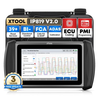 XTOOL IP819 Bidirektionales Diagnosegerät, OBD2-Scanner, Schlüsselprogrammierung