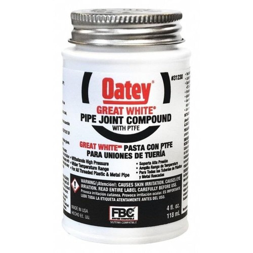 Pipe Thread Sealant Brush Top Great White Joint Compound Liquid 1 Each 4 fl oz *