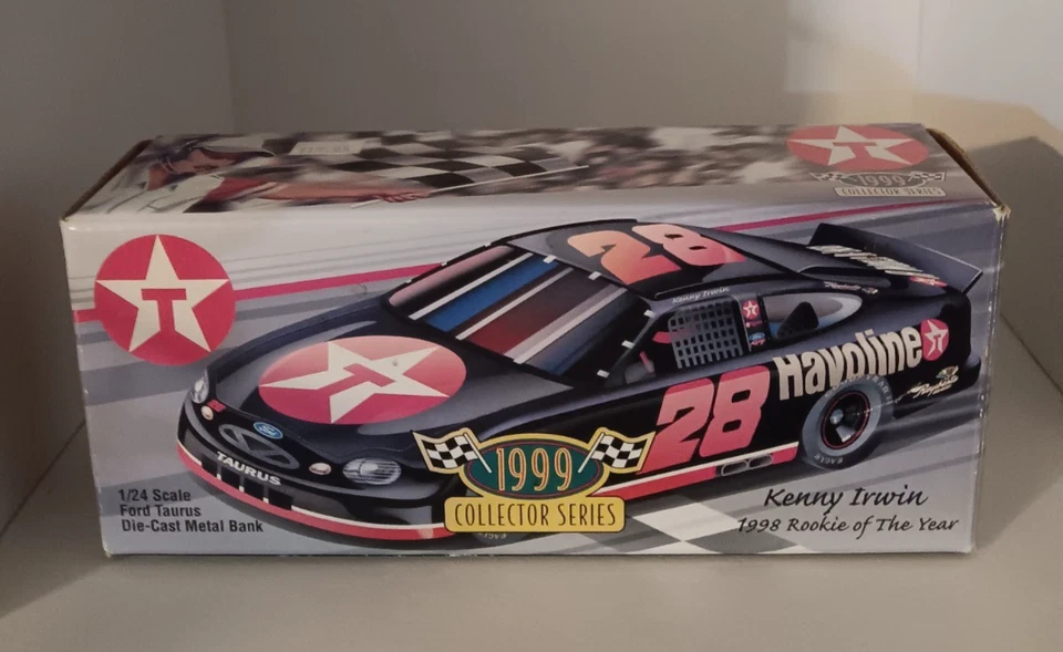 Texaco Havoline Kenny Irwin escala 1:24 metal fundido a presión banco 1999 serie coleccionista Foto 2 de 4