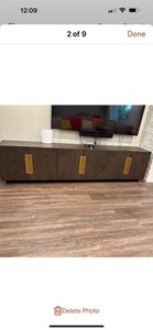 Restoration Hardware White Hall 6-Door Media Console