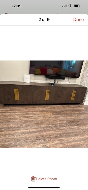 Restoration Hardware White Hall 6-Door Media Console