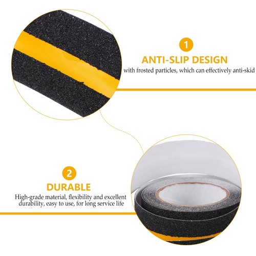 1 Roll Non-skid Frosted Design Safety Tape Reflective Warning Tape Stairs Tape - Zdjęcie 4 z 12