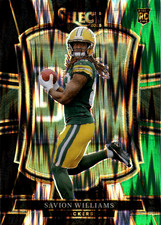 2025 Panini Select - Premier Level Savion Williams #167 Green Prizm /5 (RC)