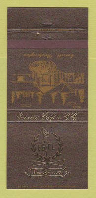 Matchbook Cover - Everett Golf and Country Club WA 30 Strike