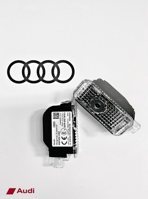 AUDI BEAM RINGS-PUDDLE LIGHT'S NEW OEM. MSRP $285.99 SET OF TWO 4G00522133G