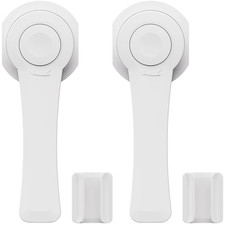 Upgraded Toilet Lock Baby Proof 2 Pack - Toilet Seat Lid Lock for Toddlers, Wh